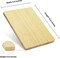 Makerflo Cutting Board Made with Durable Wood and Individually Bubble Wrapped, Craft-Ready for DIY Gifts & Personalization - Laser Engraving, Epoxy, UV DTF, Vinyl